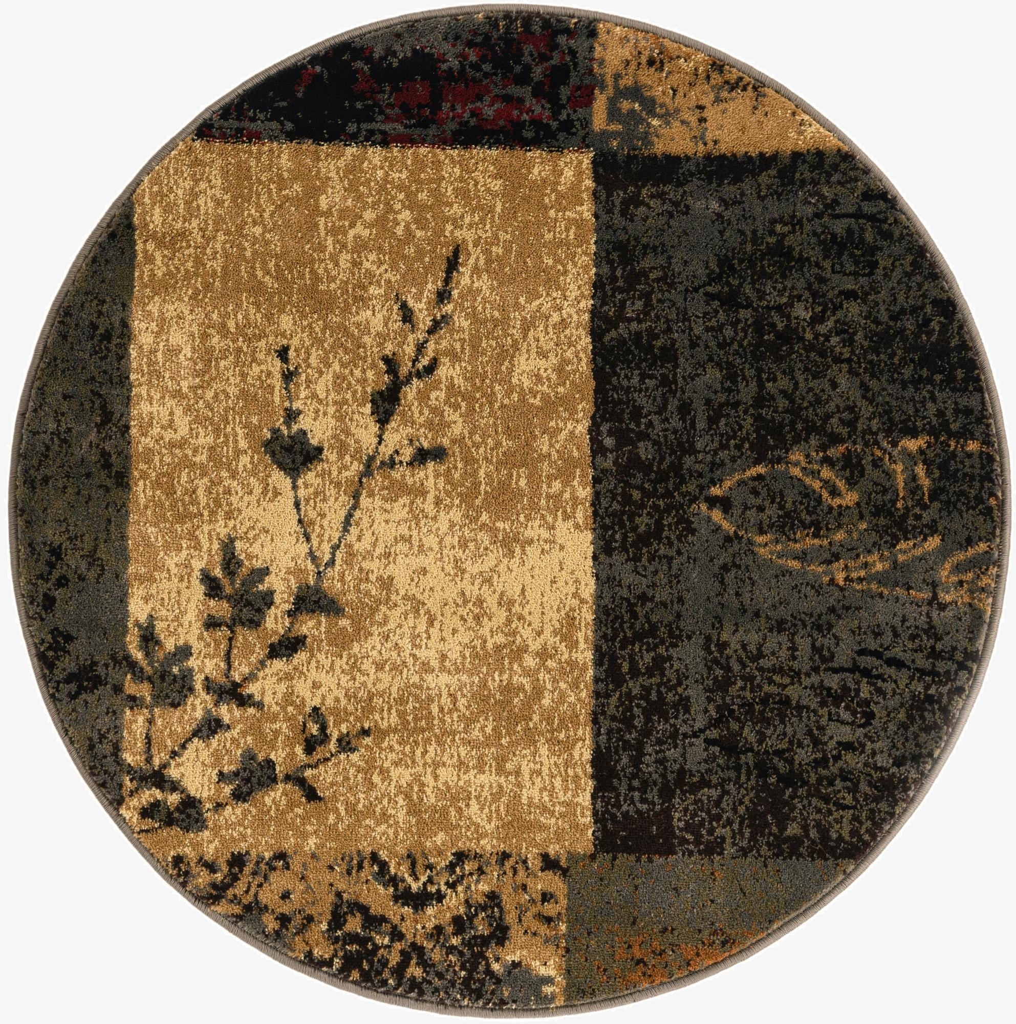  3' x 3' Cafe Round Rug