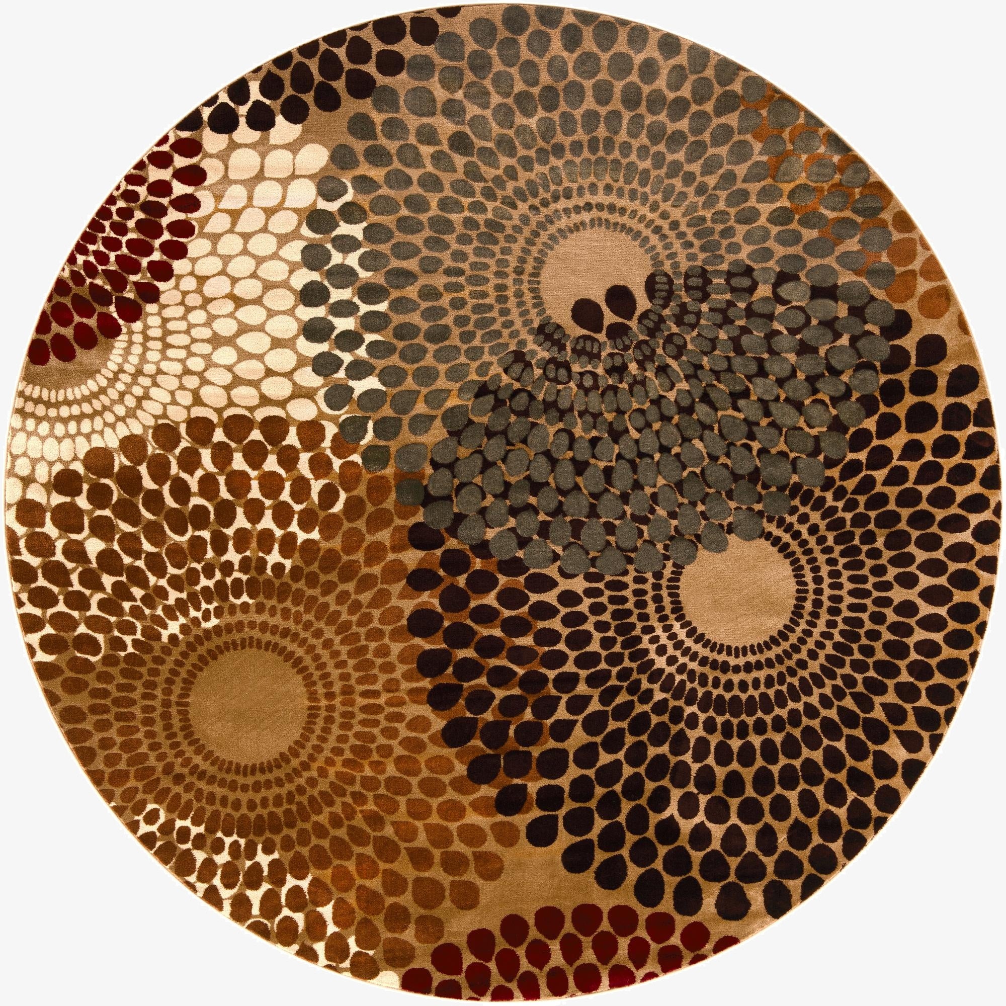  4' x 4' Cafe Round Rug