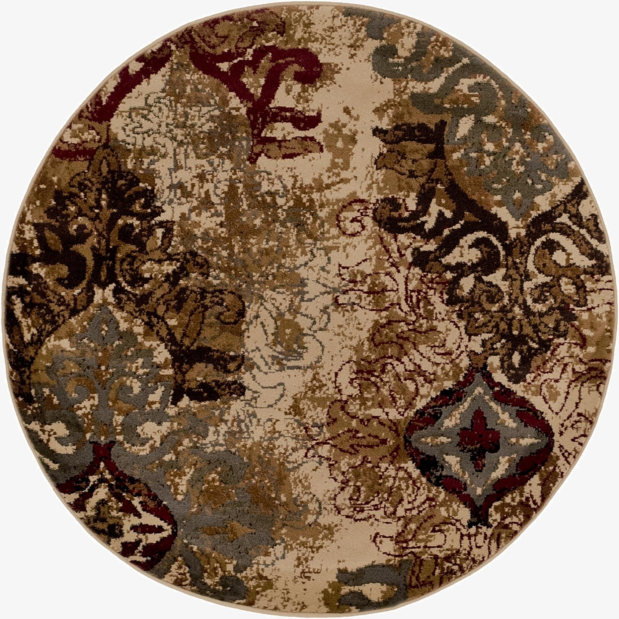  4' x 4' Cafe Round Rug