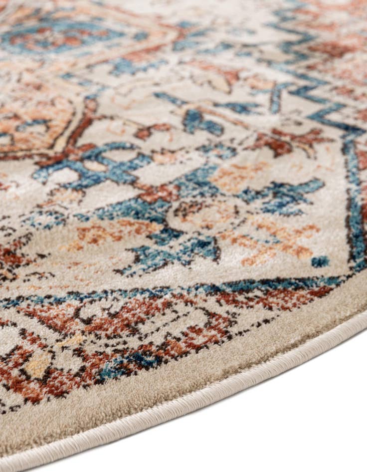 Detail image of  5' 3 x 5' 3 Dahlia Round Rug