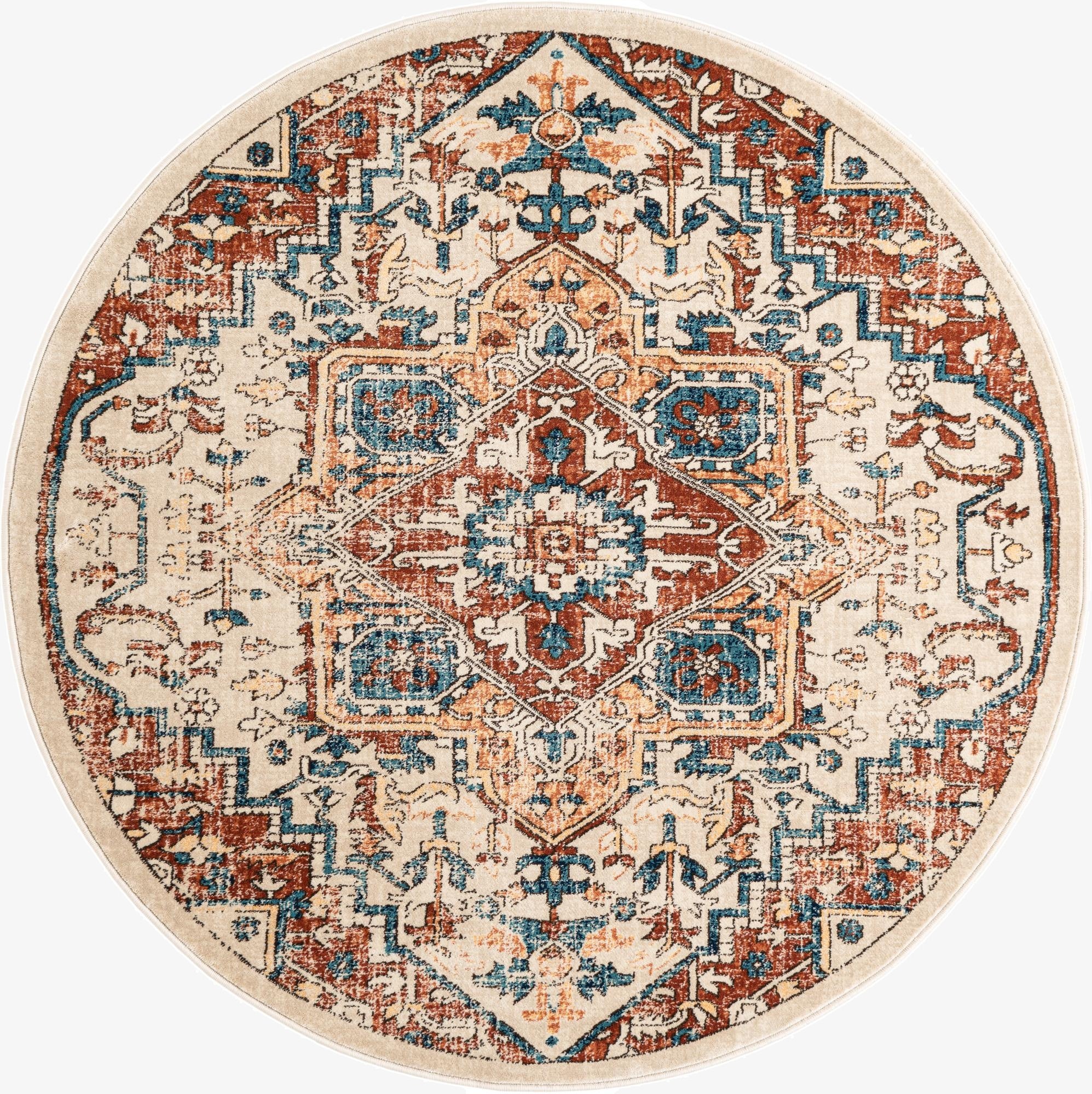  5' 3 x 5' 3 Dahlia Round Rug