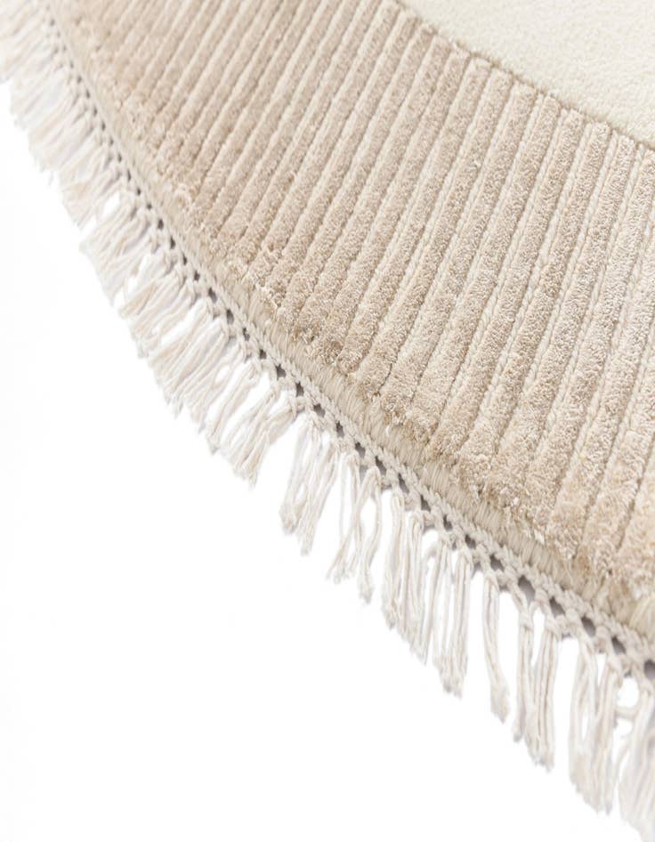 Detail image of  6' 6 x 6' 6  Hand Knotted Darya Wool Round Rug