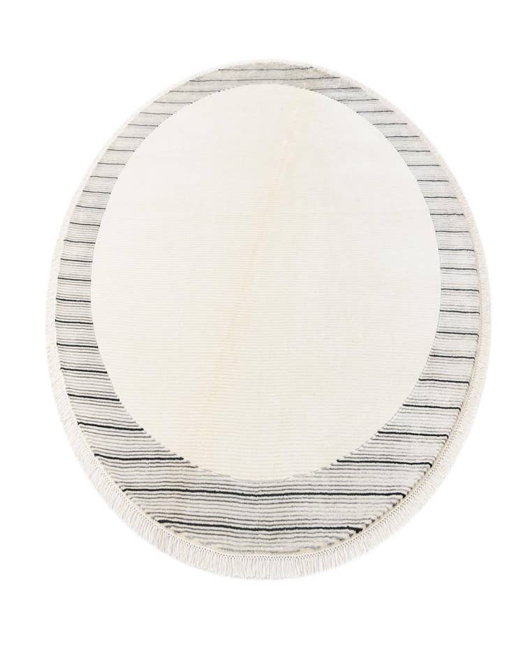 Detail image of  6' 6 x 6' 6  Hand Knotted Darya Wool Round Rug