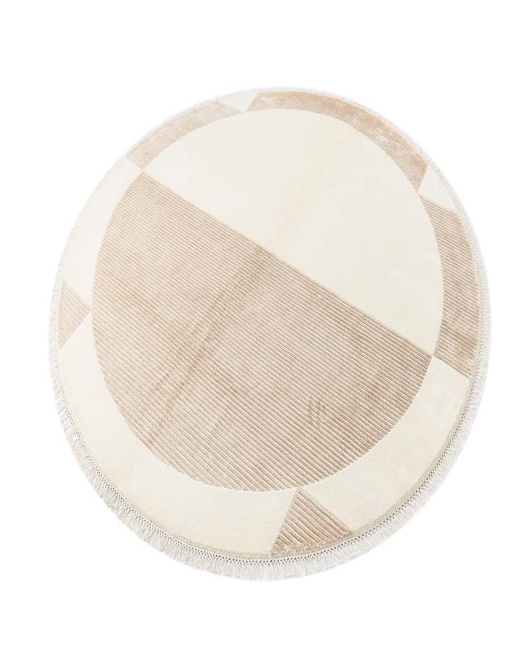 Detail image of  6' 6 x 6' 6  Hand Knotted Darya Wool Round Rug