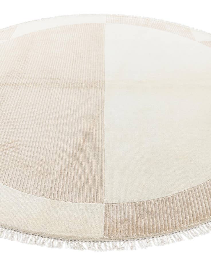 Detail image of  6' 6 x 6' 6  Hand Knotted Darya Wool Round Rug