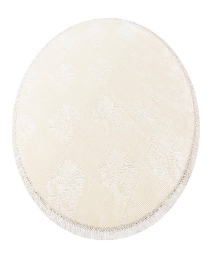 Detail image of  6' 6 x 6' 6  Hand Knotted Darya Wool Round Rug