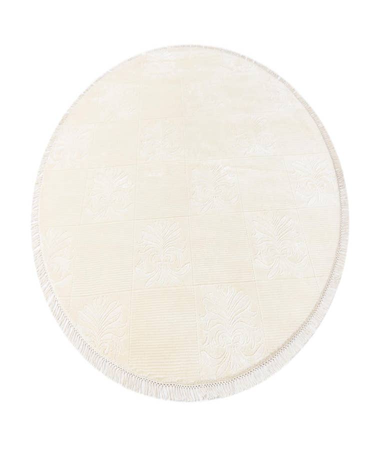 Detail image of  6' 6 x 6' 6  Hand Knotted Darya Wool Round Rug