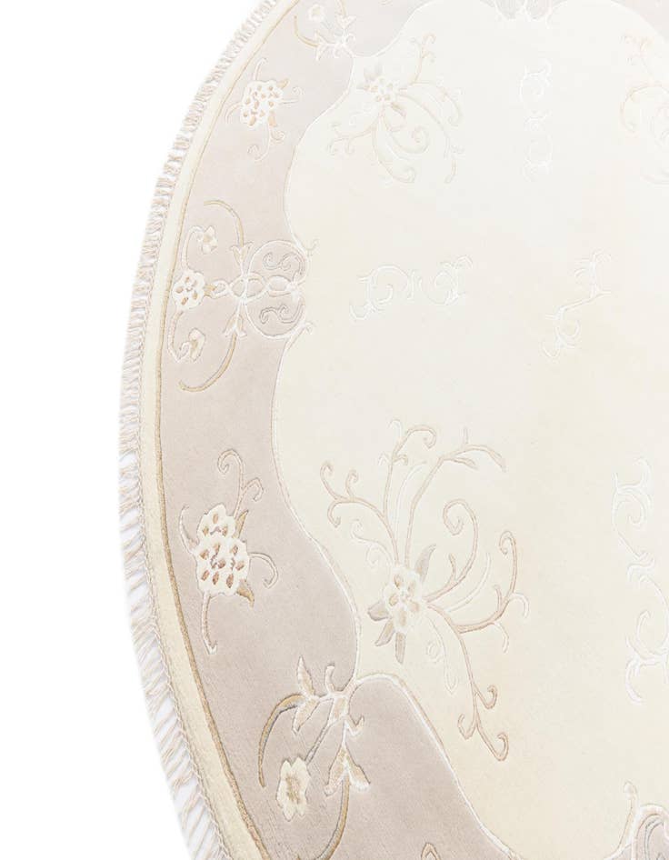 Detail image of  8' 1 x 8' 1  Hand Knotted Darya Wool Round Rug