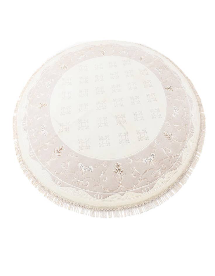 Detail image of  8' 4 x 8' 4  Hand Knotted Darya Wool Round Rug