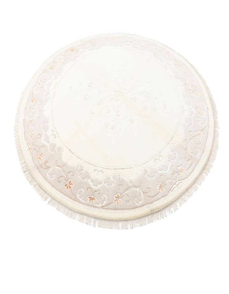 Detail image of  8' 2 x 8' 2  Hand Knotted Darya Wool Round Rug