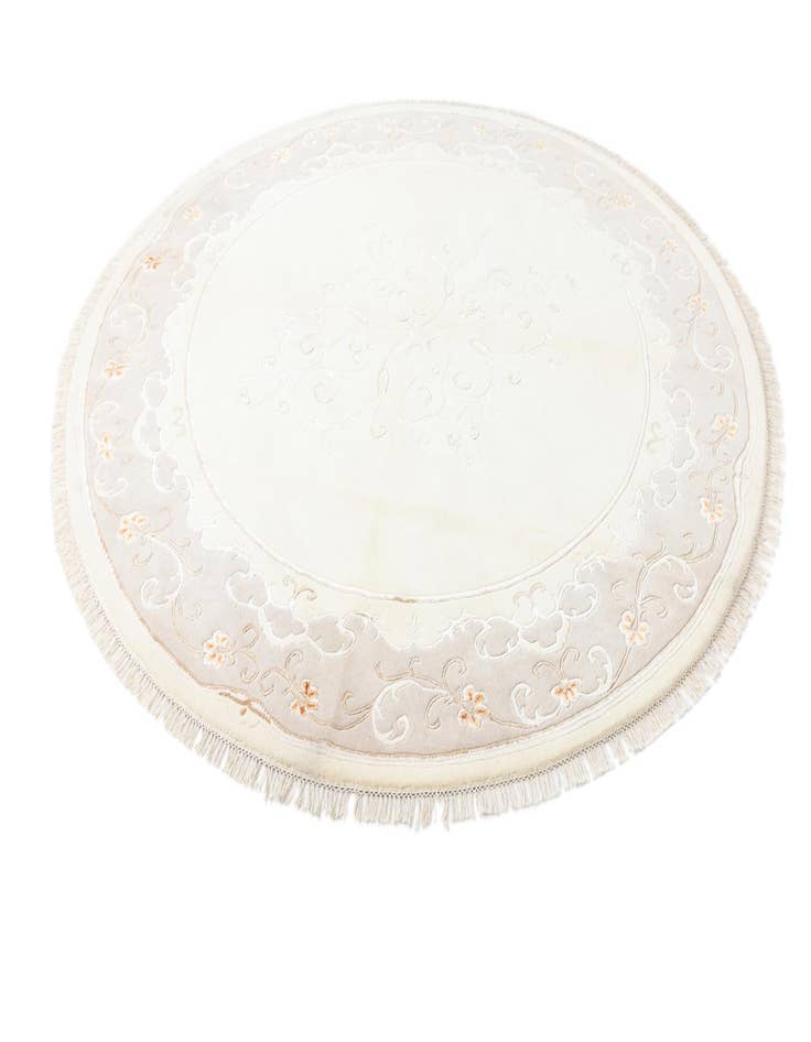 Detail image of  8' 2 x 8' 2  Hand Knotted Darya Wool Round Rug