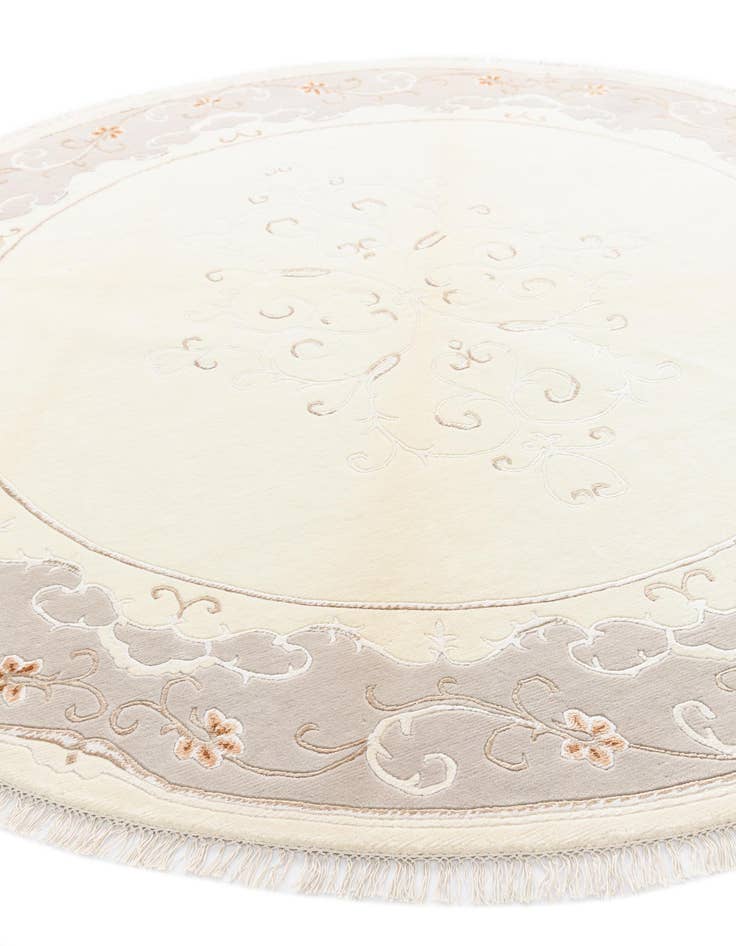 Detail image of  8' 2 x 8' 2  Hand Knotted Darya Wool Round Rug