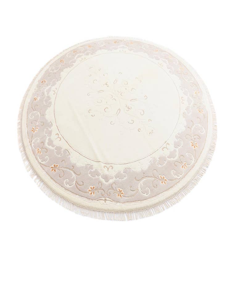 Detail image of  8' 3 x 8' 3  Hand Knotted Darya Wool Round Rug