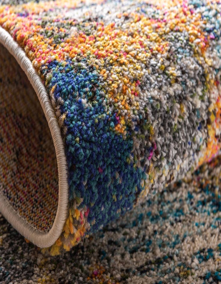 Detail image of  8' x 8'  Washable El Paso Round Rug