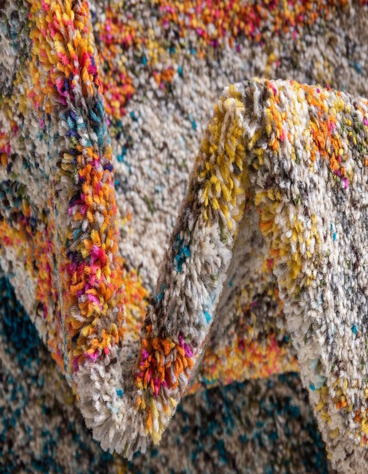 Detail image of  8' x 8'  Washable El Paso Round Rug