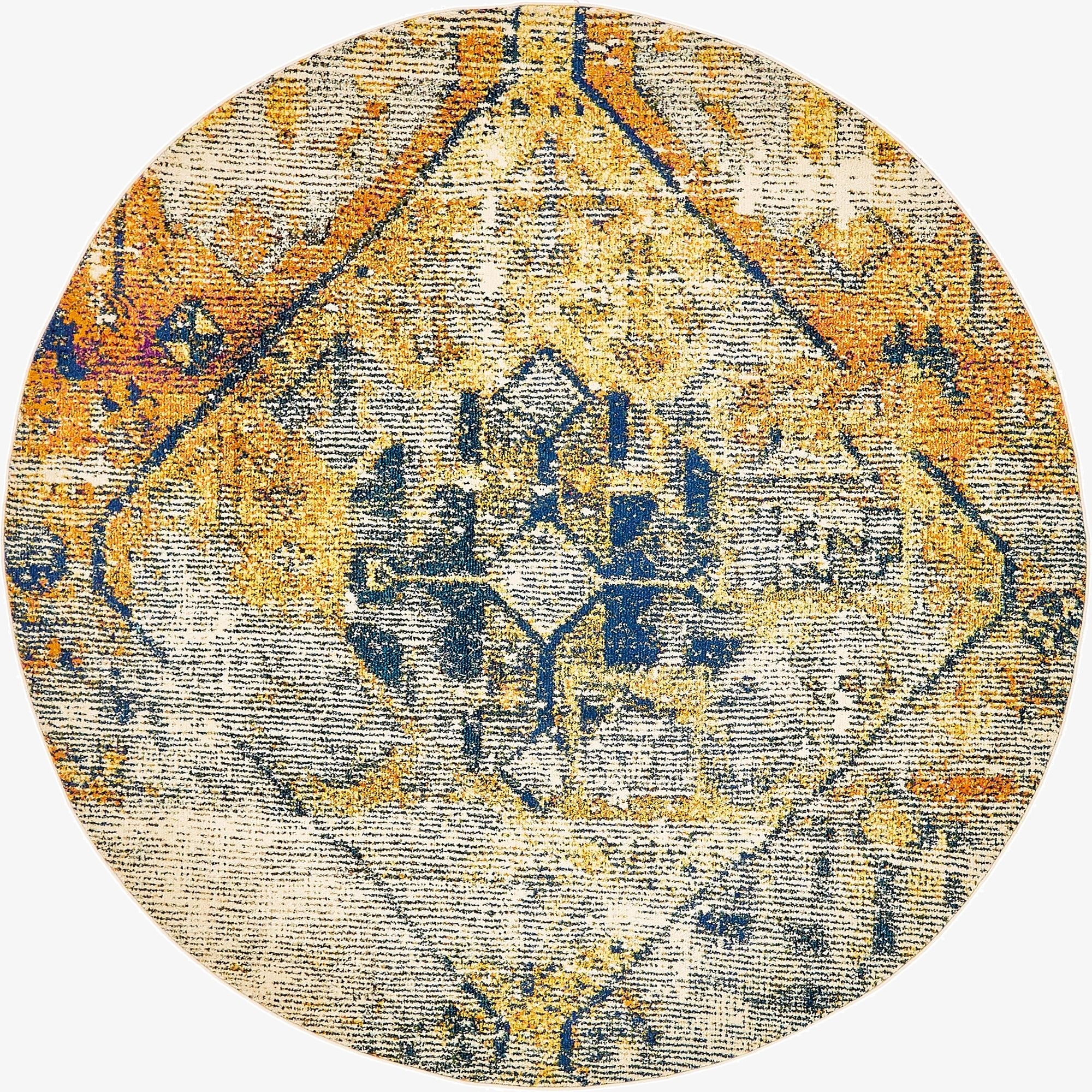  8' x 8'  Washable El Paso Round Rug