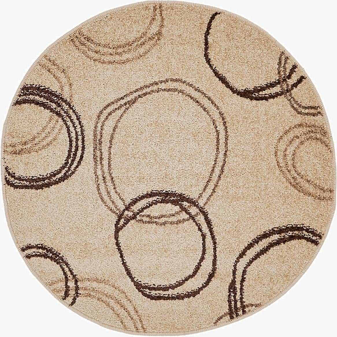  3' 3 x 3' 3 Equinox Round Rug