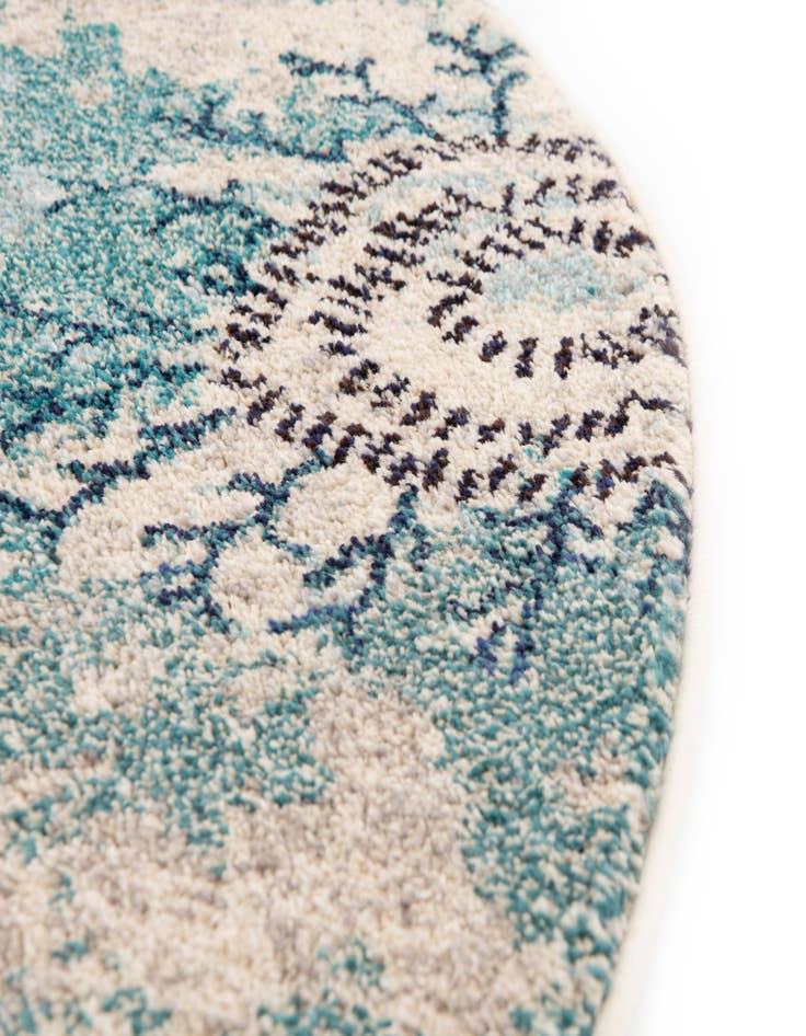 Detail image of  6' x 6'  Washable Hyacinth Round Rug