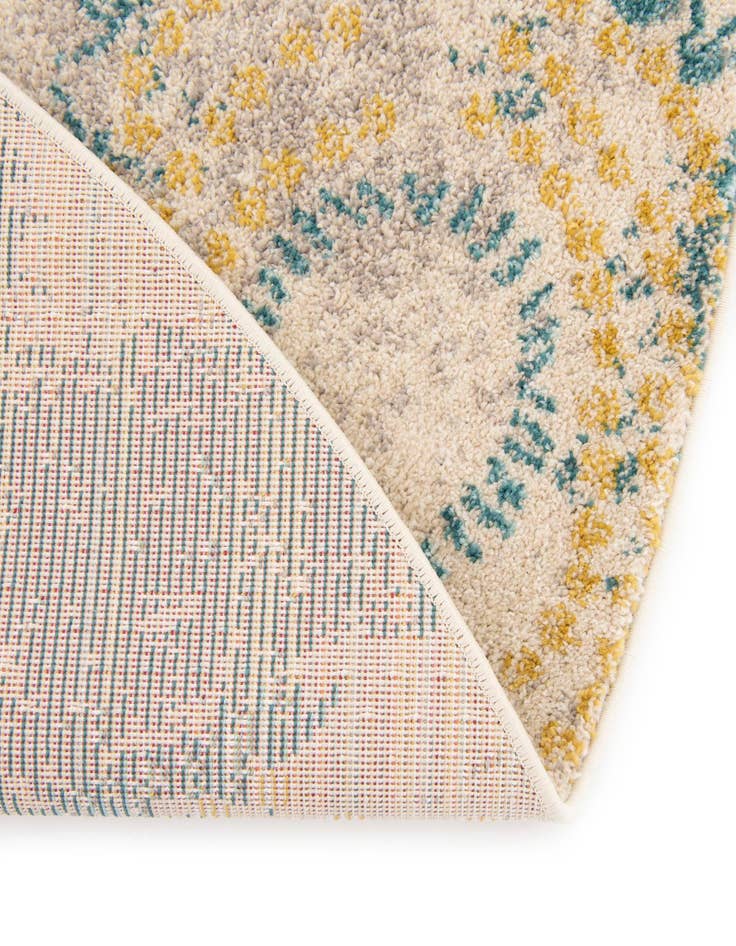 Detail image of  6' x 6'  Washable Hyacinth Round Rug