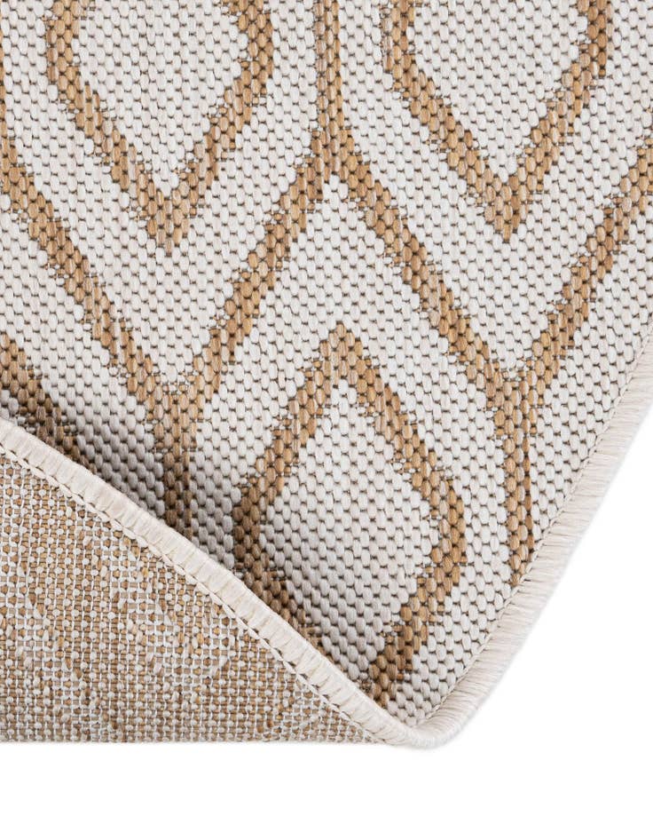 Detail image of  4' x 4'  Washable Jill Zarin Turks and Caicos Indoor / Outdoor Round Rug