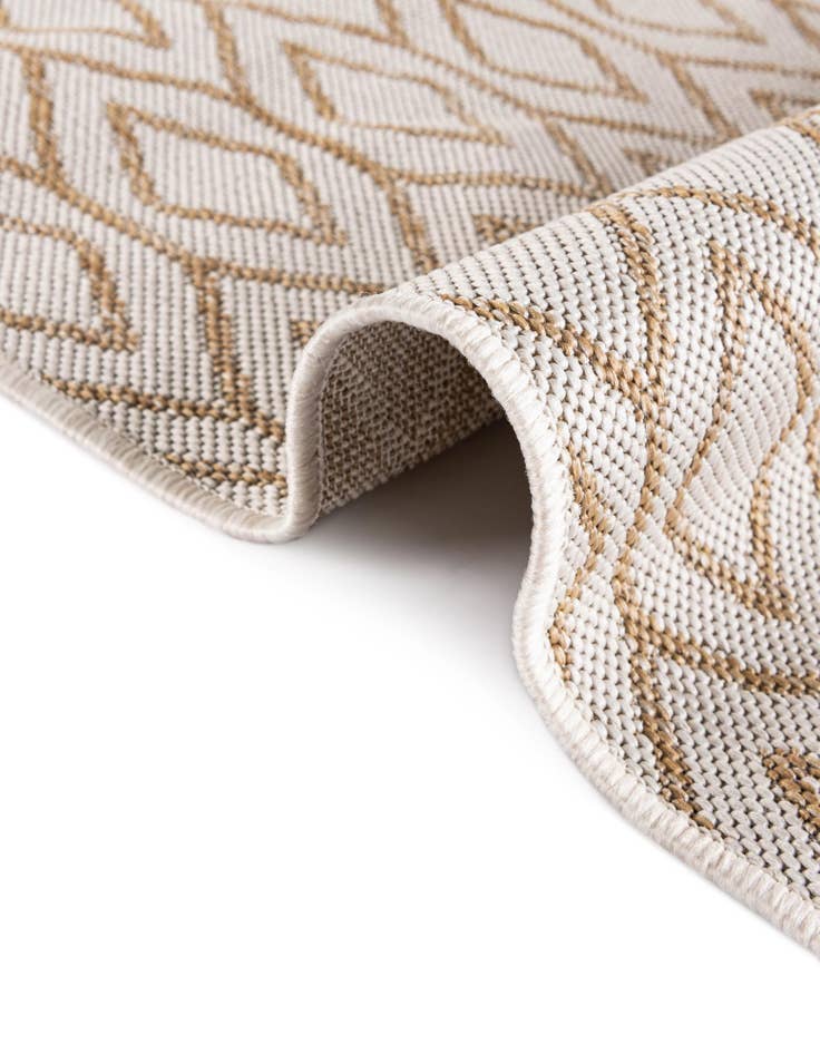 Detail image of  4' x 4'  Washable Jill Zarin Turks and Caicos Indoor / Outdoor Round Rug