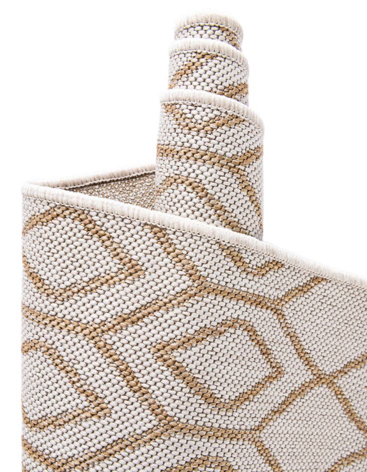 Detail image of  4' x 4'  Washable Jill Zarin Turks and Caicos Indoor / Outdoor Round Rug