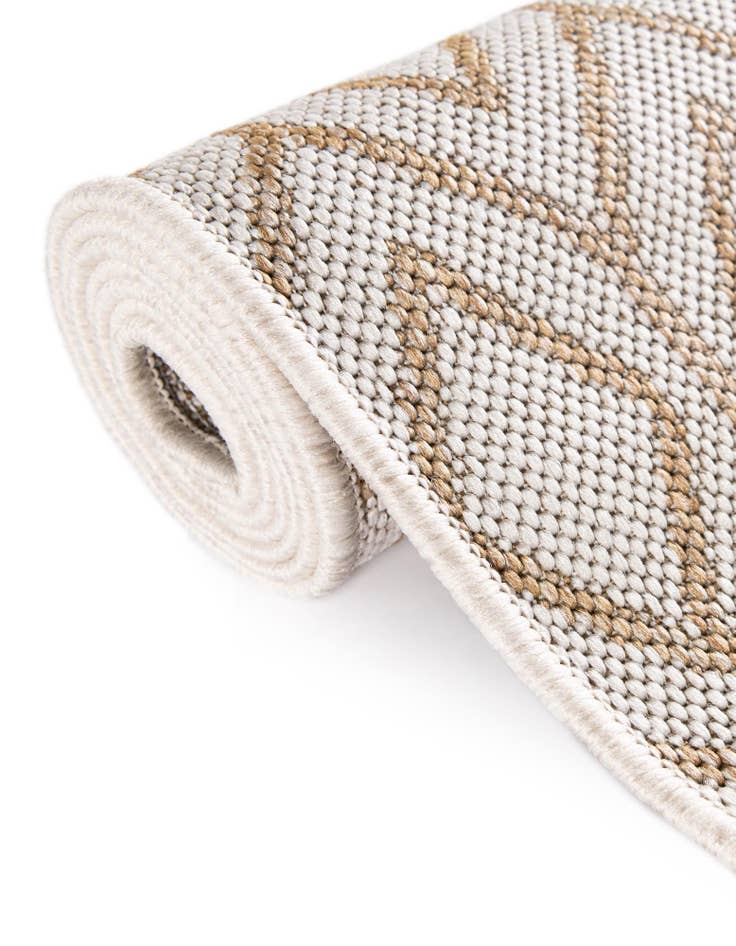 Detail image of  4' x 4'  Washable Jill Zarin Turks and Caicos Indoor / Outdoor Round Rug