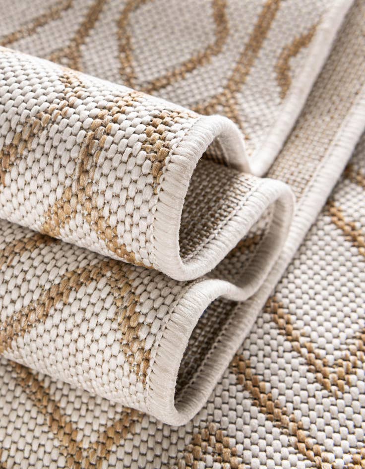 Detail image of  4' x 4'  Washable Jill Zarin Turks and Caicos Indoor / Outdoor Round Rug