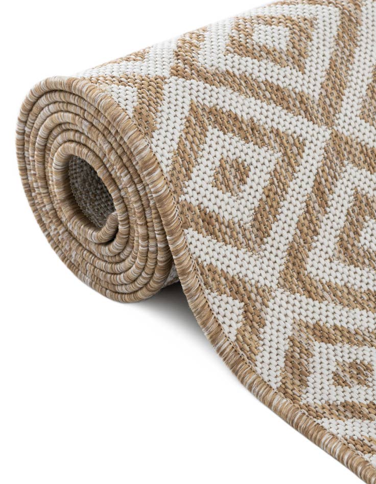 Detail image of  6' 7 x 6' 7  Washable Jill Zarin Costa Rica Indoor / Outdoor Round Rug