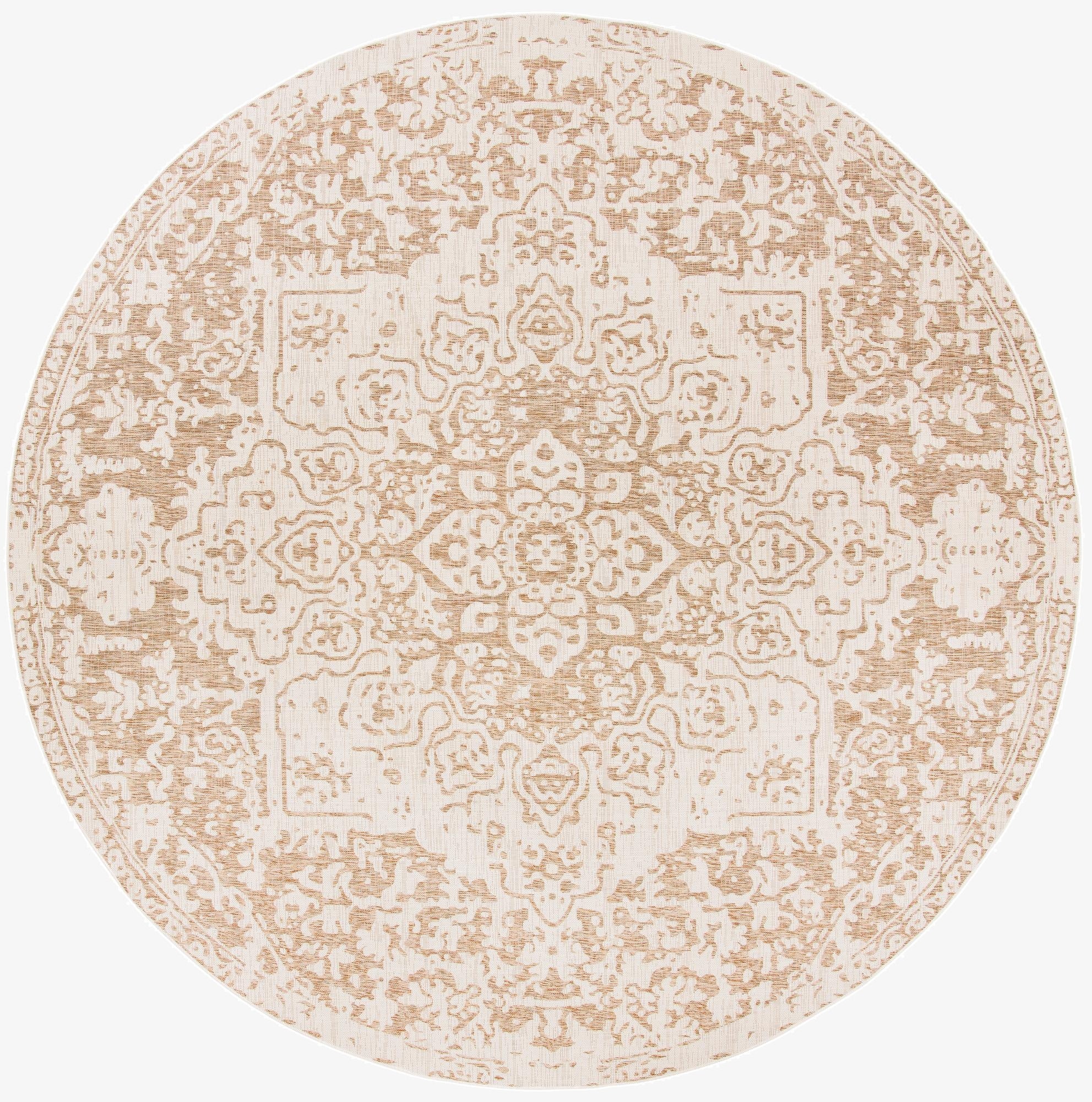 Primary image  13' x 13'  Washable Jill Zarin Dubai Indoor / Outdoor Round Rug