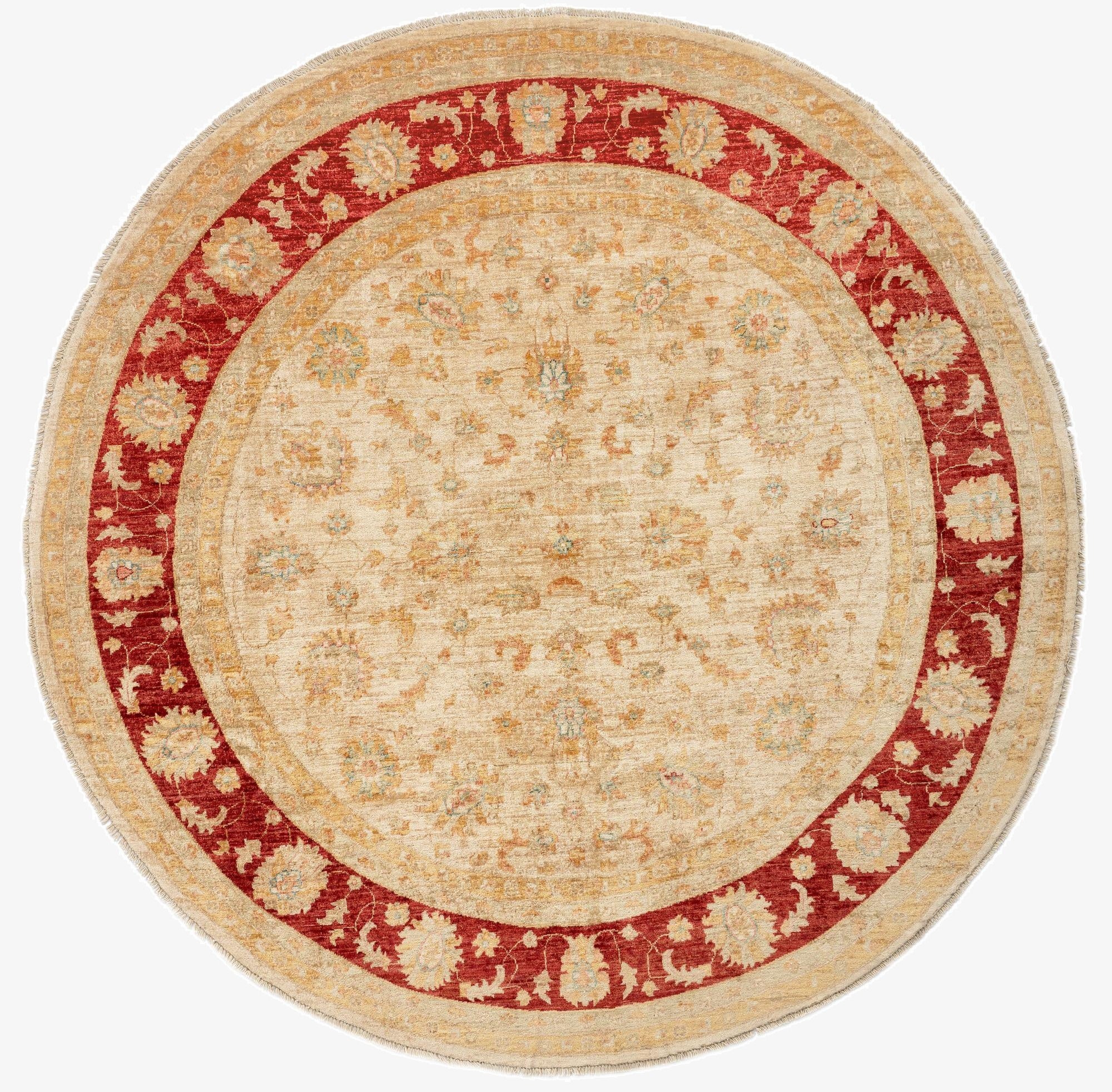  8' 2 x 8' 4 Kaizar Wool Round Rug