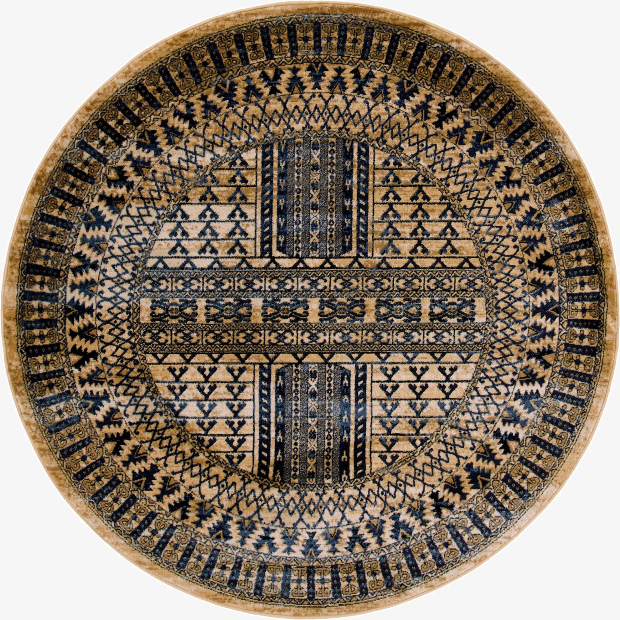  5' 3 x 5' 3 Kennedy Round Rug
