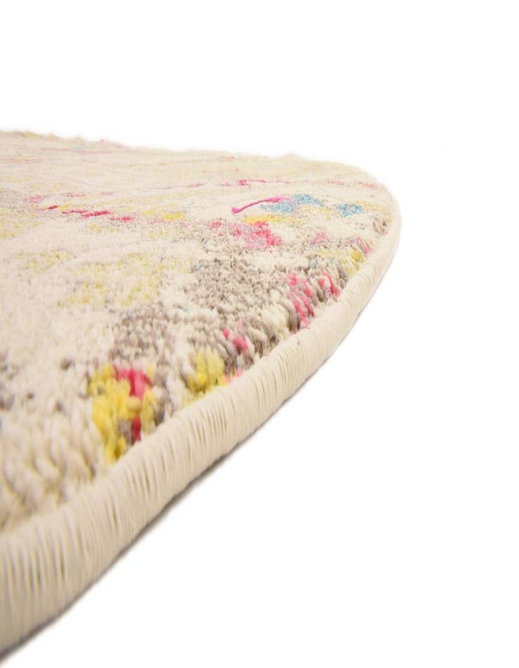Detail image of  8' x 8'  Washable Mesa Round Rug