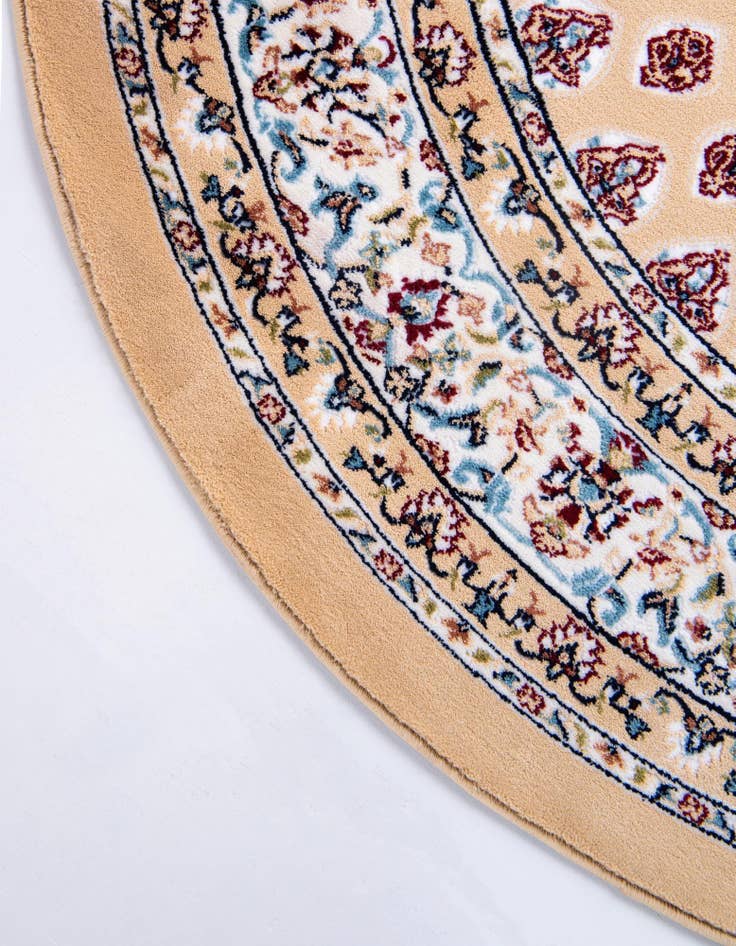 Detail image of  5' x 5' Nain Design Round Rug