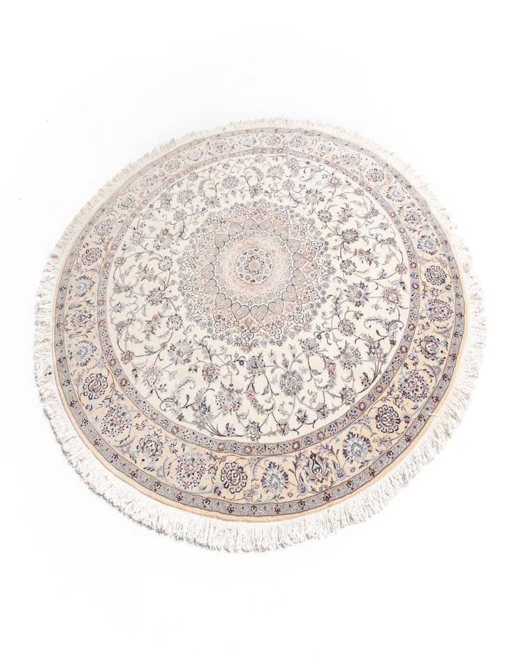 Detail image of  8' 1 x 8' 2 Nain Round Rug