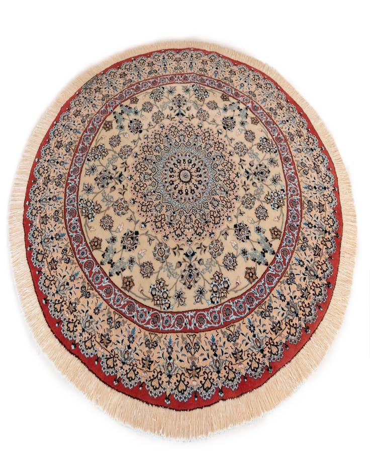 Detail image of  5' 3 x 5' 3 Nain Round Rug