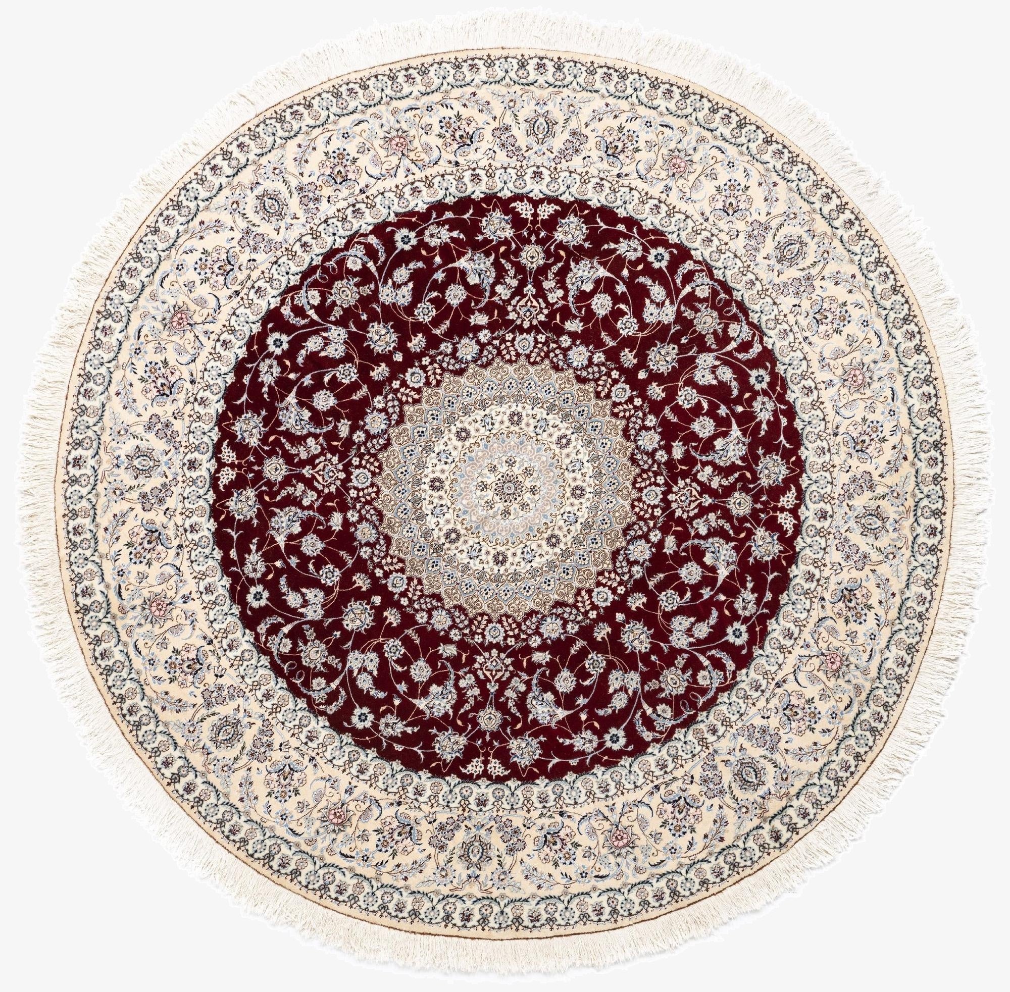  8' 1 x 8' 2 Nain Round Rug