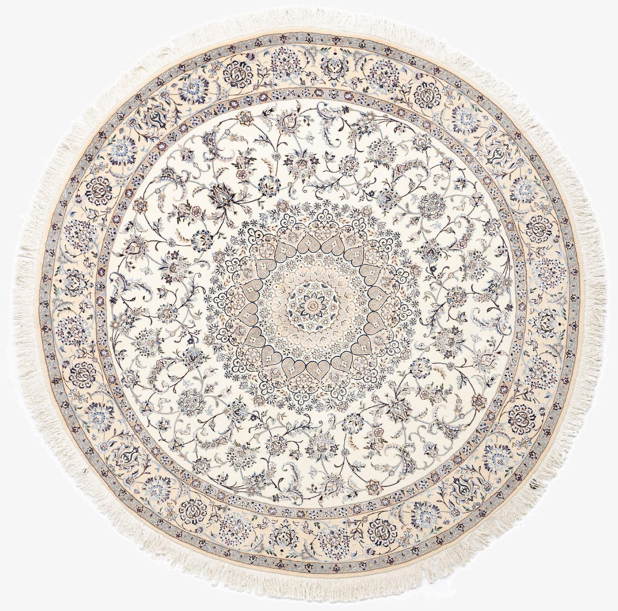  8' 1 x 8' 2 Nain Round Rug