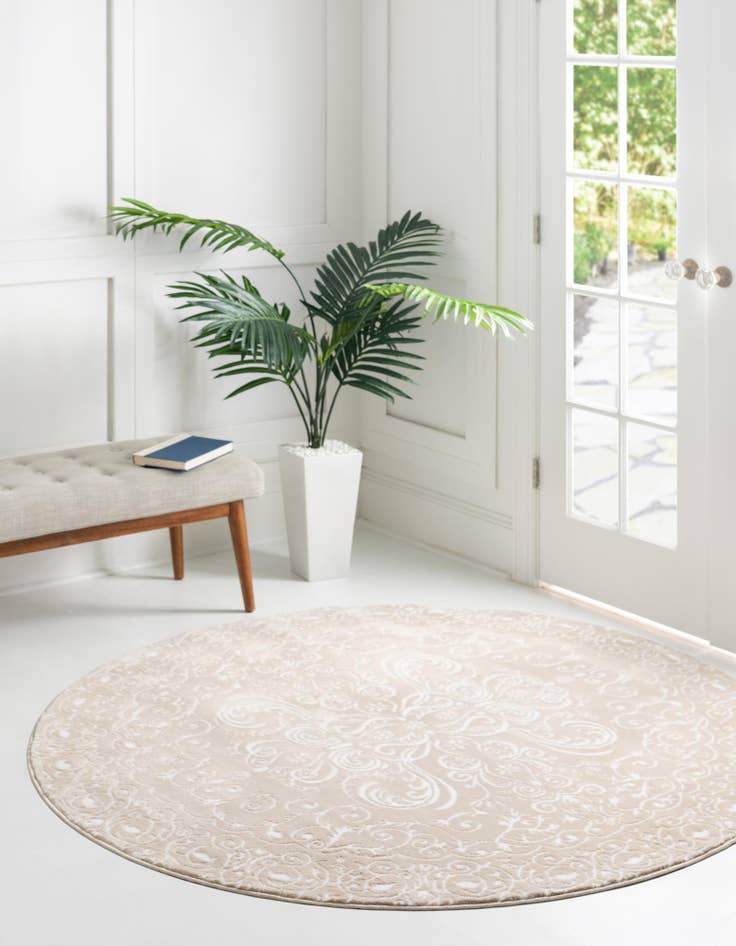 Detail image of  10' 8 x 10' 8 Nepal Round Rug