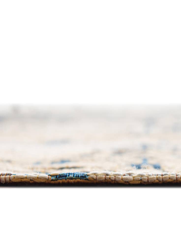 Detail image of  8' x 8'  Washable Botanical Indoor / Outdoor Round Rug