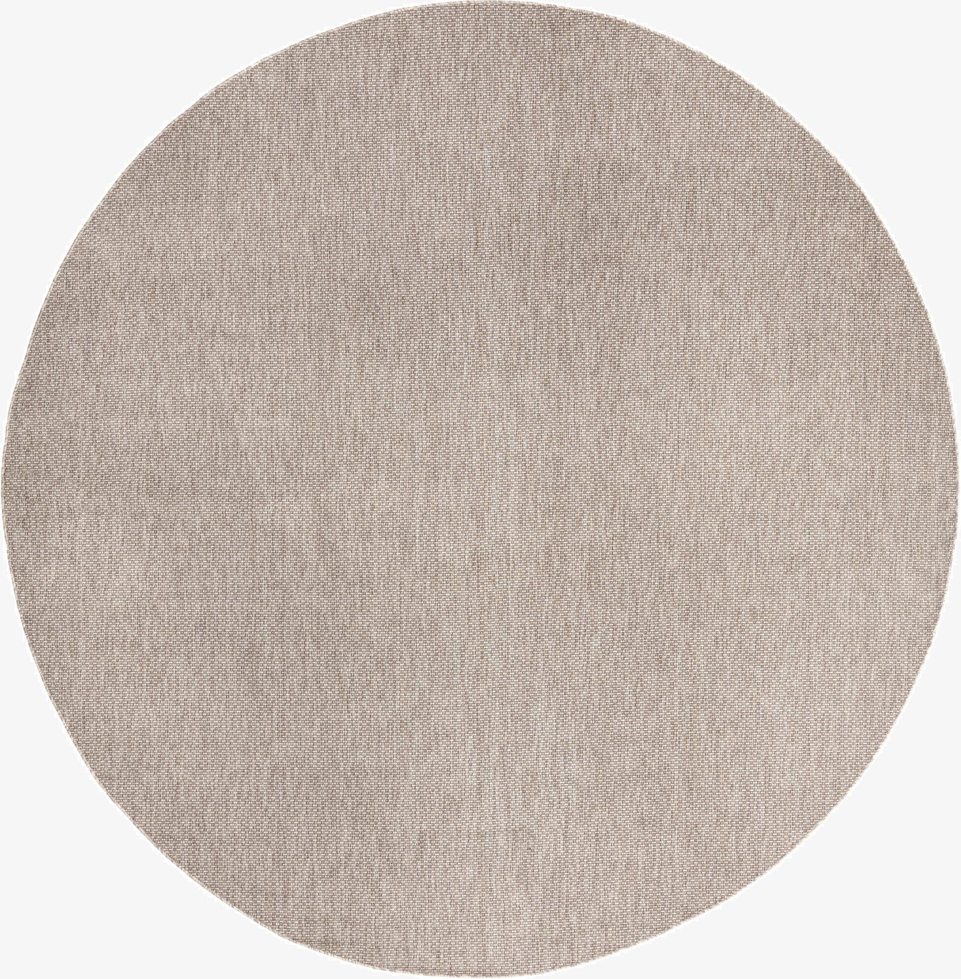 13' x 13'  Washable Solid Indoor / Outdoor Round Rug