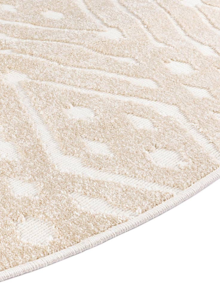 Detail image of  8' x 8'  Washable Sabrina Soto Ella Indoor / Outdoor Round Rug