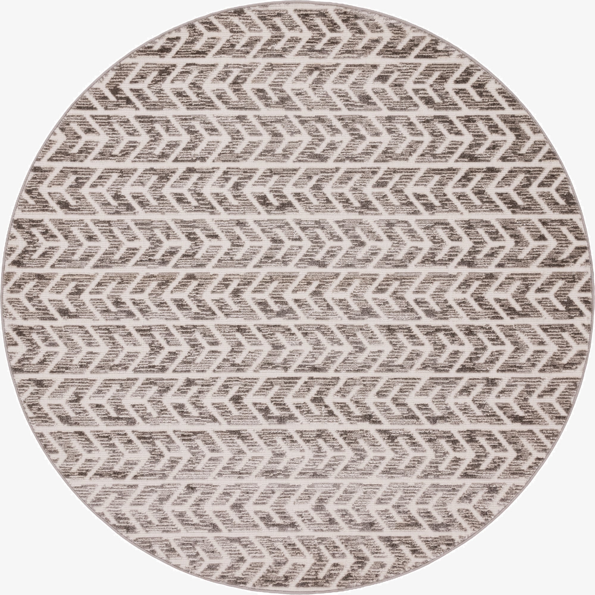 8' x 8'  Washable Sabrina Soto Aston Indoor / Outdoor Round Rug