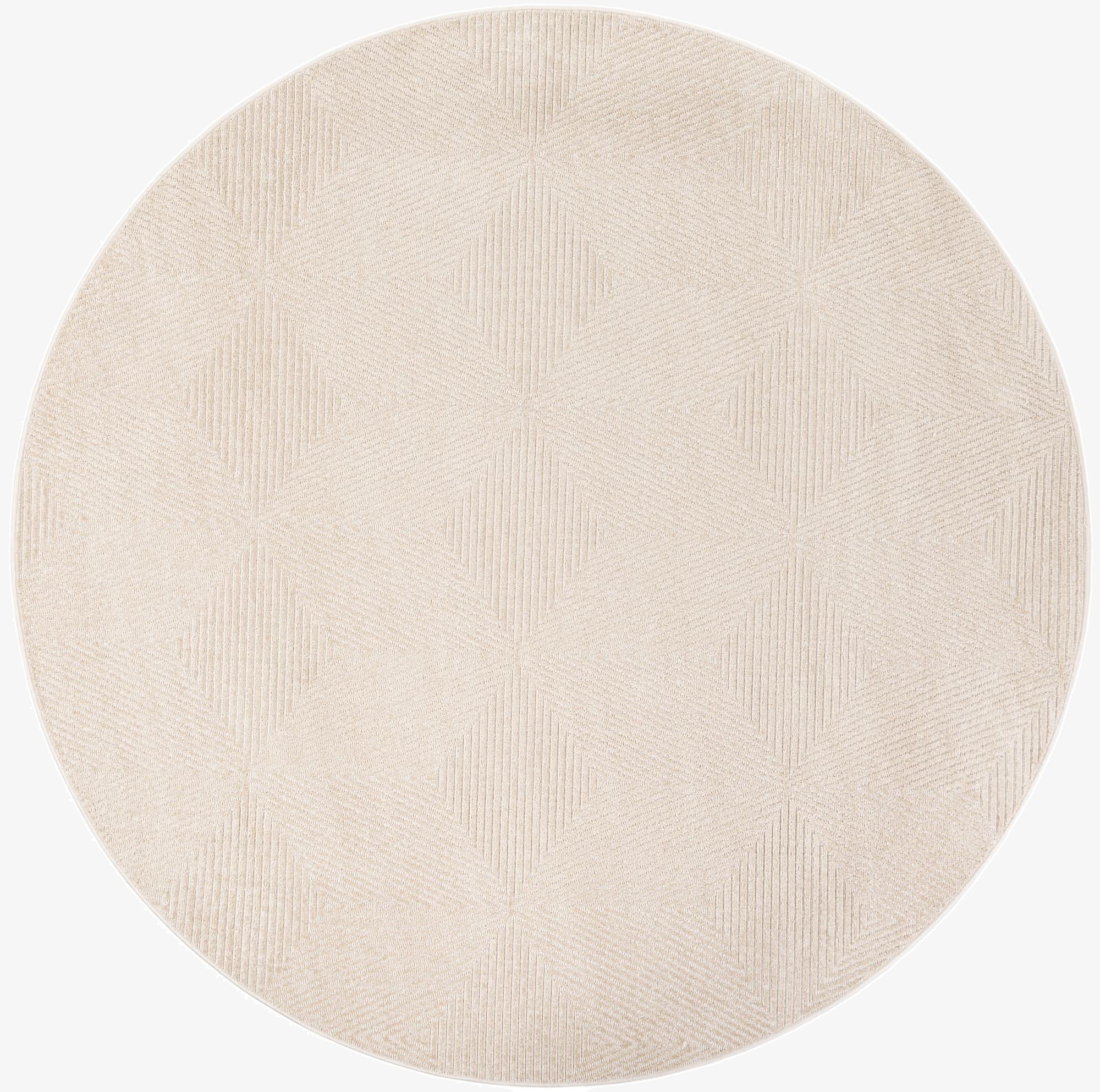  7' 10 x 7' 10  Washable Sabrina Soto Indoor / Outdoor Round Rug