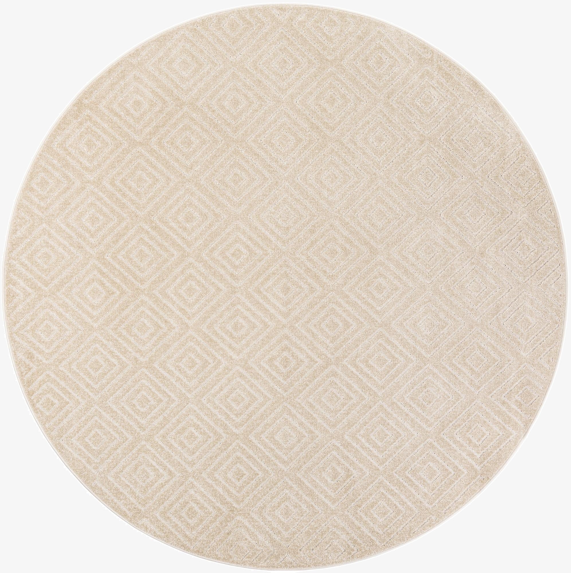  7' 10 x 7' 10  Washable Sabrina Soto Indoor / Outdoor Round Rug