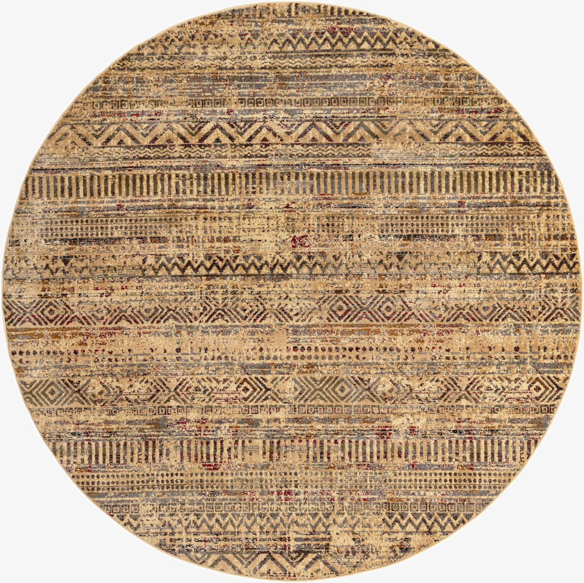  7' 10 x 7' 10 Saturn Round Rug