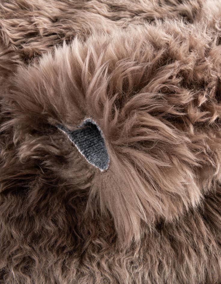 Detail image of  2' x 2' Sheepskin Round Rug