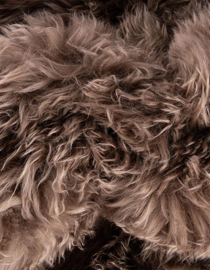Detail image of  2' x 2' Sheepskin Round Rug