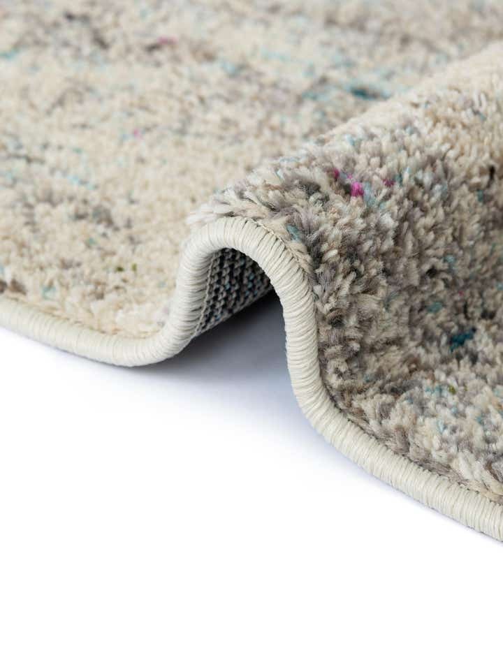 Beige 8' x 8' Theia Round Rug | Rugs.com