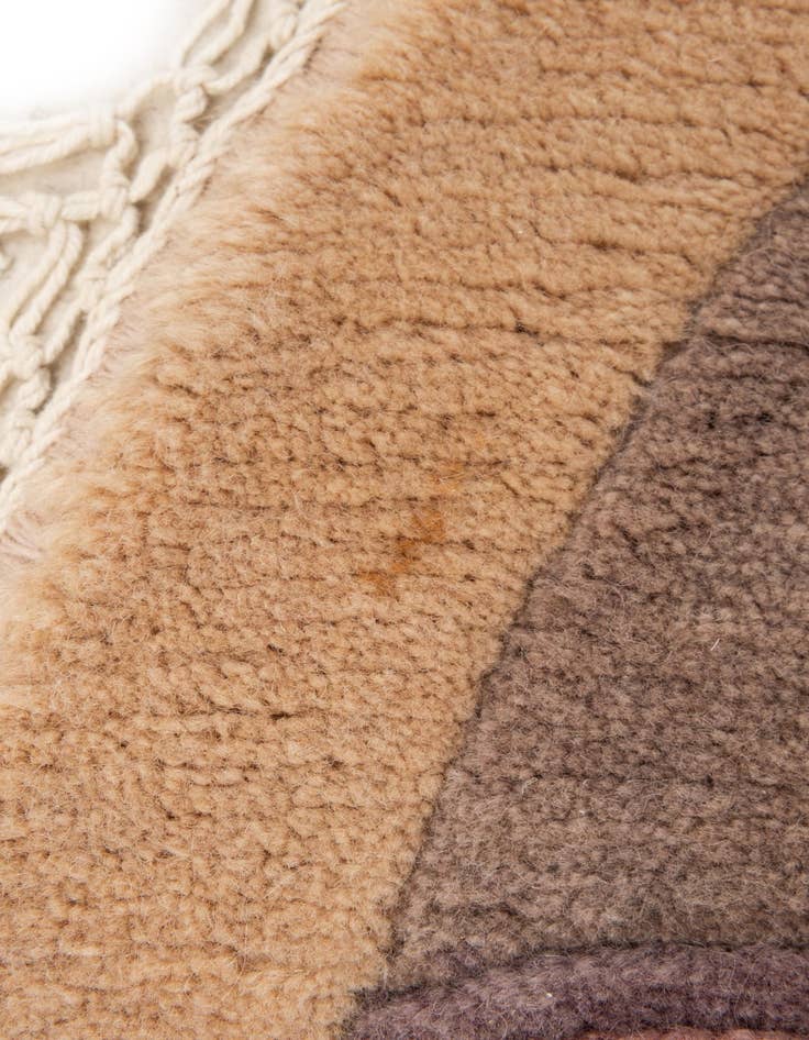 Detail image of  8' x 8' 2  Hand Knotted Tibet Wool Round Rug